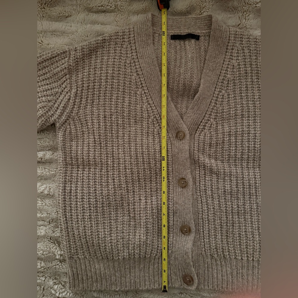 Jenni Kayne Alpaca Cocoon Cardigan in Oatmeal XS - Picture 6 of 11